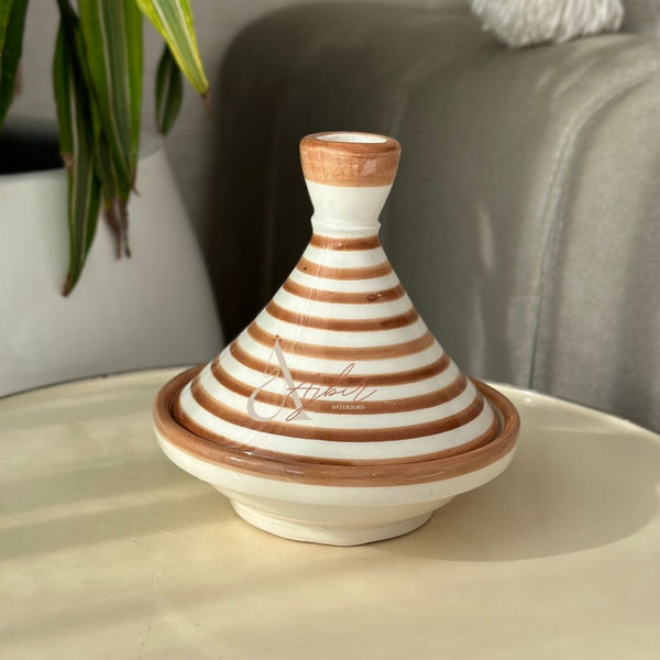Tagine rayé sable - Ajbir