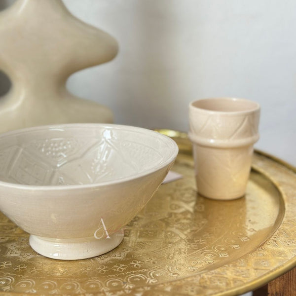 Bol Tizwelt blanc 12cm