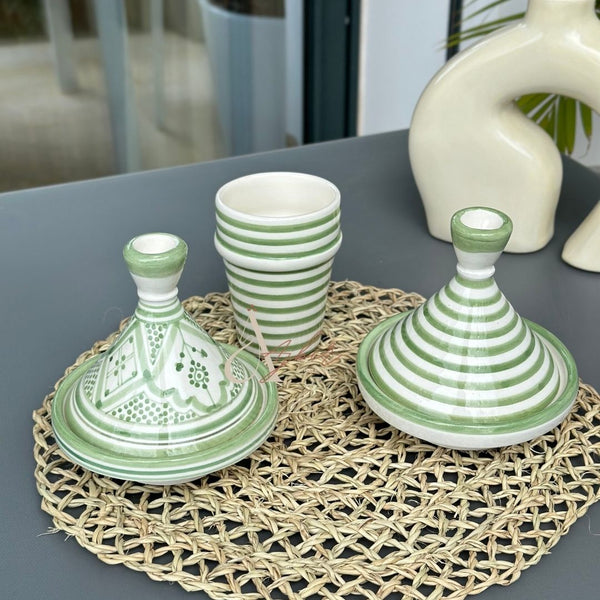 Tagine Taddart vert - Ajbir