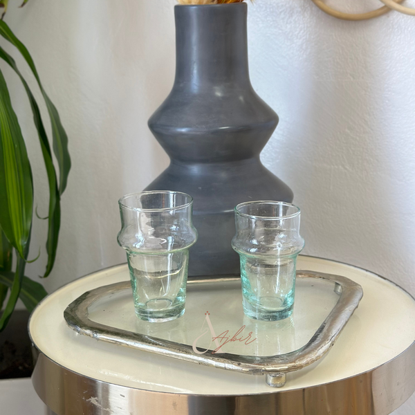 Plateau en verre triangulaire - Ajbir