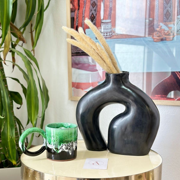 Mug anse milieu moucheté