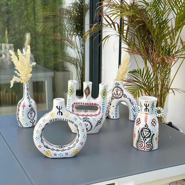 Vase bouteille amazigh 9 - Ajbir