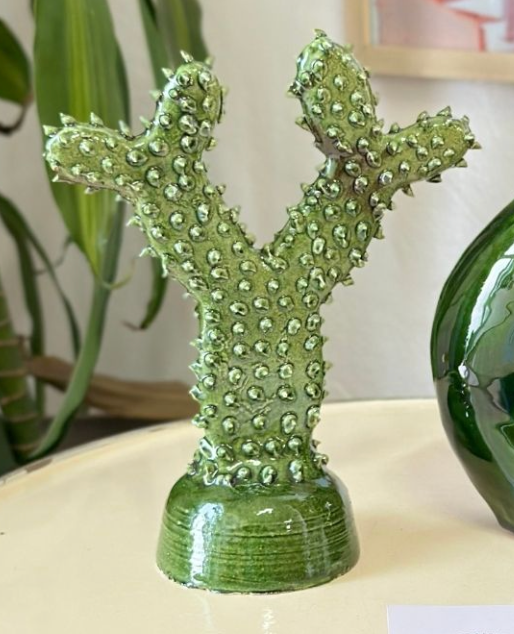 Cactus artisanal en céramique