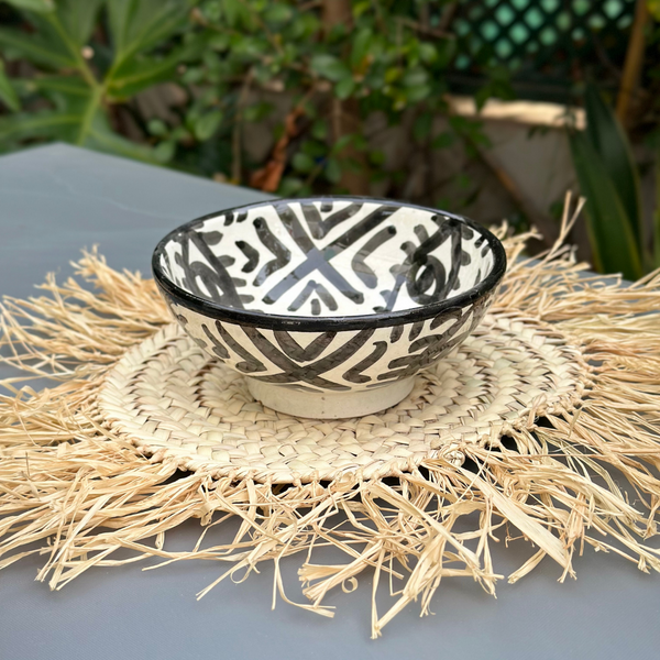 Bol amazigh noir 15cm - Ajbir