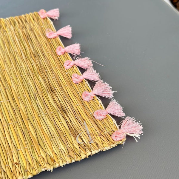 Set de table à pompon (2pièces) - Ajbir