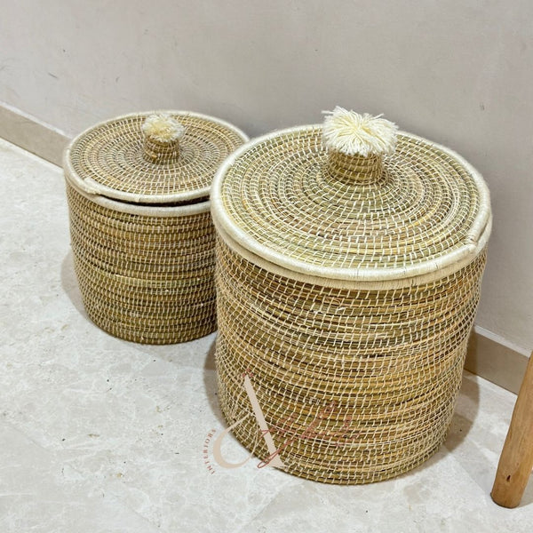 Panier à linge en osier - Ajbir