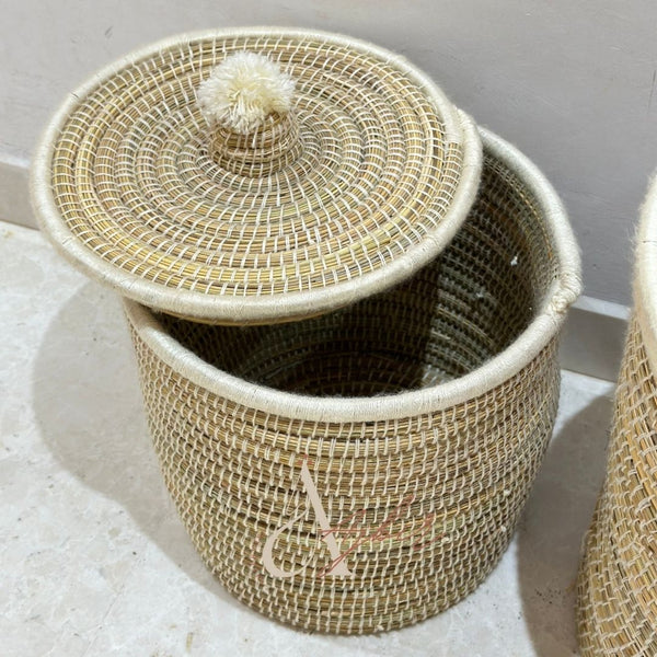 Panier à linge en osier - Ajbir