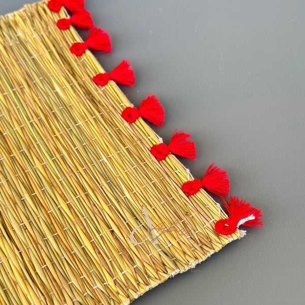 Set de table à pompon (2pièces) - Ajbir