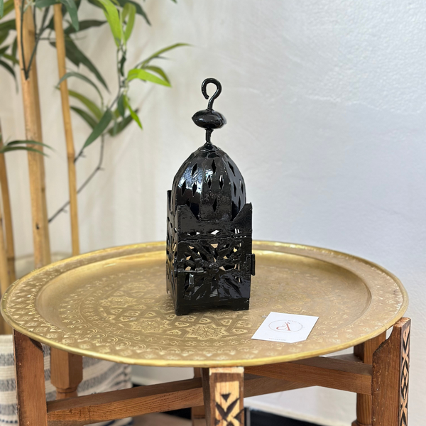Mini lanterne traditionnelle Marocaine colorée en métal