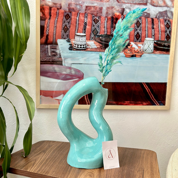 Vase Asrir turquoise - Ajbir