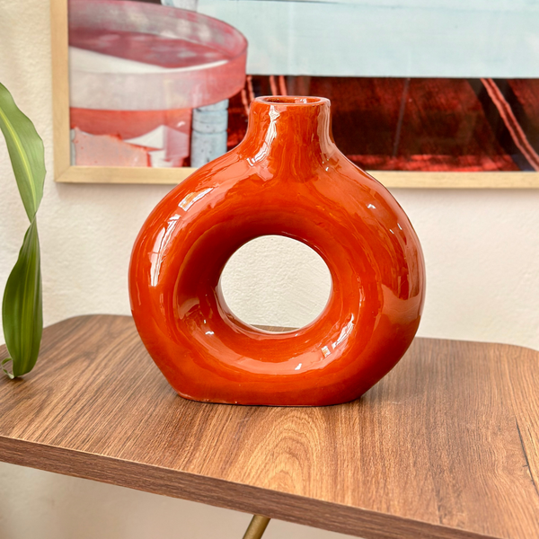 Vase Tafoukt rouge tomette - Ajbir