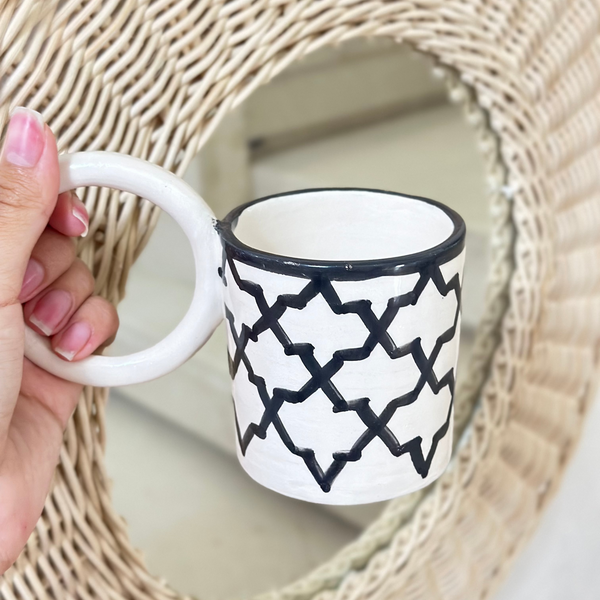 Mug artisanal en céramique Zellige