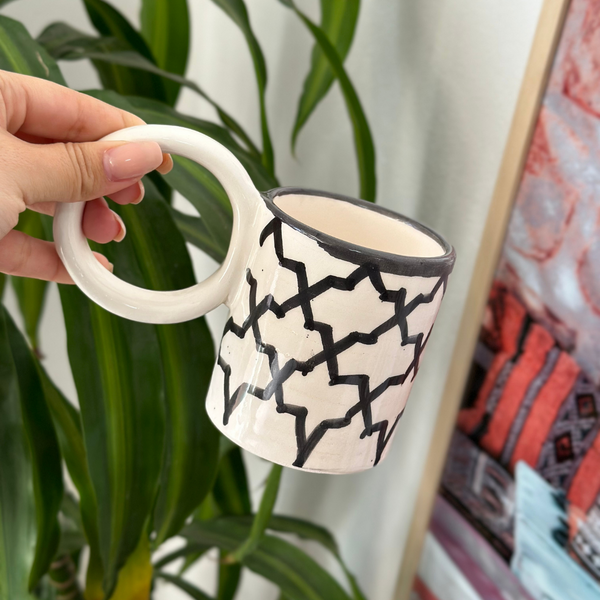 Mug artisanal en céramique Zellige
