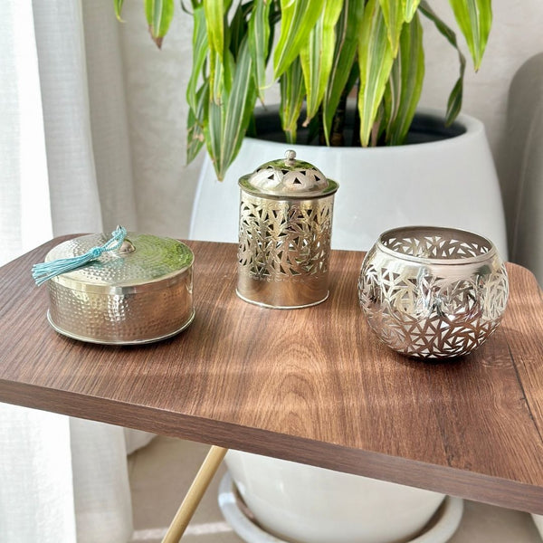 Mbikhra en cuivre argentée 2