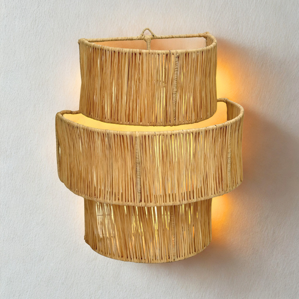 Applique murale en Raphia Grand Modèle