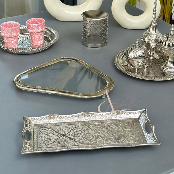 Plateau siniya rectangulaire - Ajbir