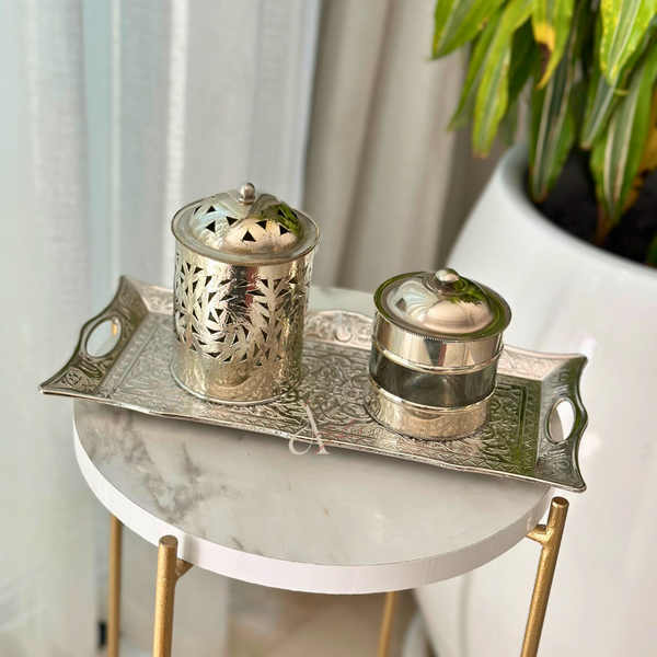 Mbikhra en cuivre argentée 2