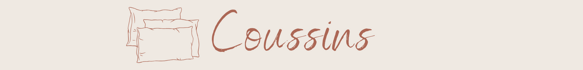 Coussins artisanaux
