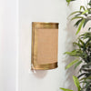 Applique murale Aourir en laiton et jute petite