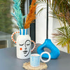 Mug rayé turquoise - Ajbir