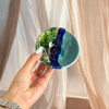 Petit bol artisanal multicolore bleu et vert