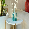 Vase bouteille rayé Tizrin