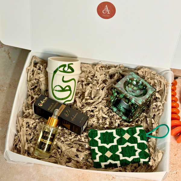 Coffret cadeau artisanal Oudm vert