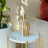 Vase bouteille rayé Tizrin