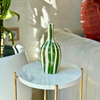 Vase bouteille rayé Tizrin