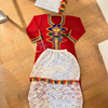 Tenue Tradionnelle Petite fille Amazigh 3pcs 8-10 ans