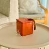 Boîte carrée en céramique terracotta mate Takrat