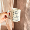 Mug irrégulier Oudm à l'argile blanche