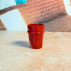 Petit verre artisanal TIFLIT rouge
