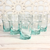 Set de 6 verres à eau/jus beldi transparent 13cm