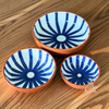 Set de 3 saladiers Tafoukt rayés