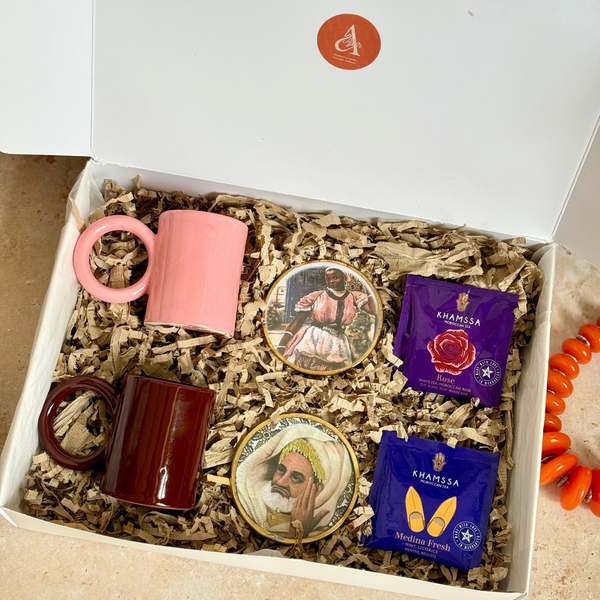 Coffret cadeau Afkir Duo rose et marron
