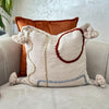 Housse de coussin Tafoukt terracota 50cm/50cm - Ajbir