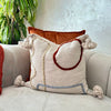 Housse de coussin Tafoukt terracota 50cm/50cm - Ajbir