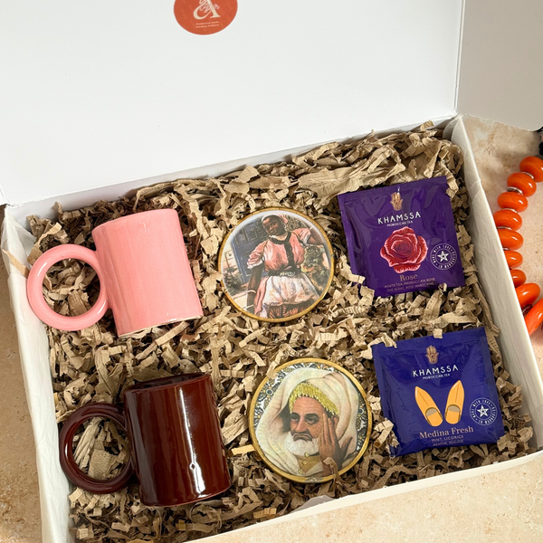 Coffret cadeau Afkir Duo rose et marron
