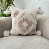 Housse de coussin Tit crème et beige - Ajbir