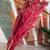 Bouquet de 3 pampas corail