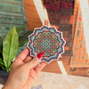 Pack 6 sous tasses Zellige fleur multicolore