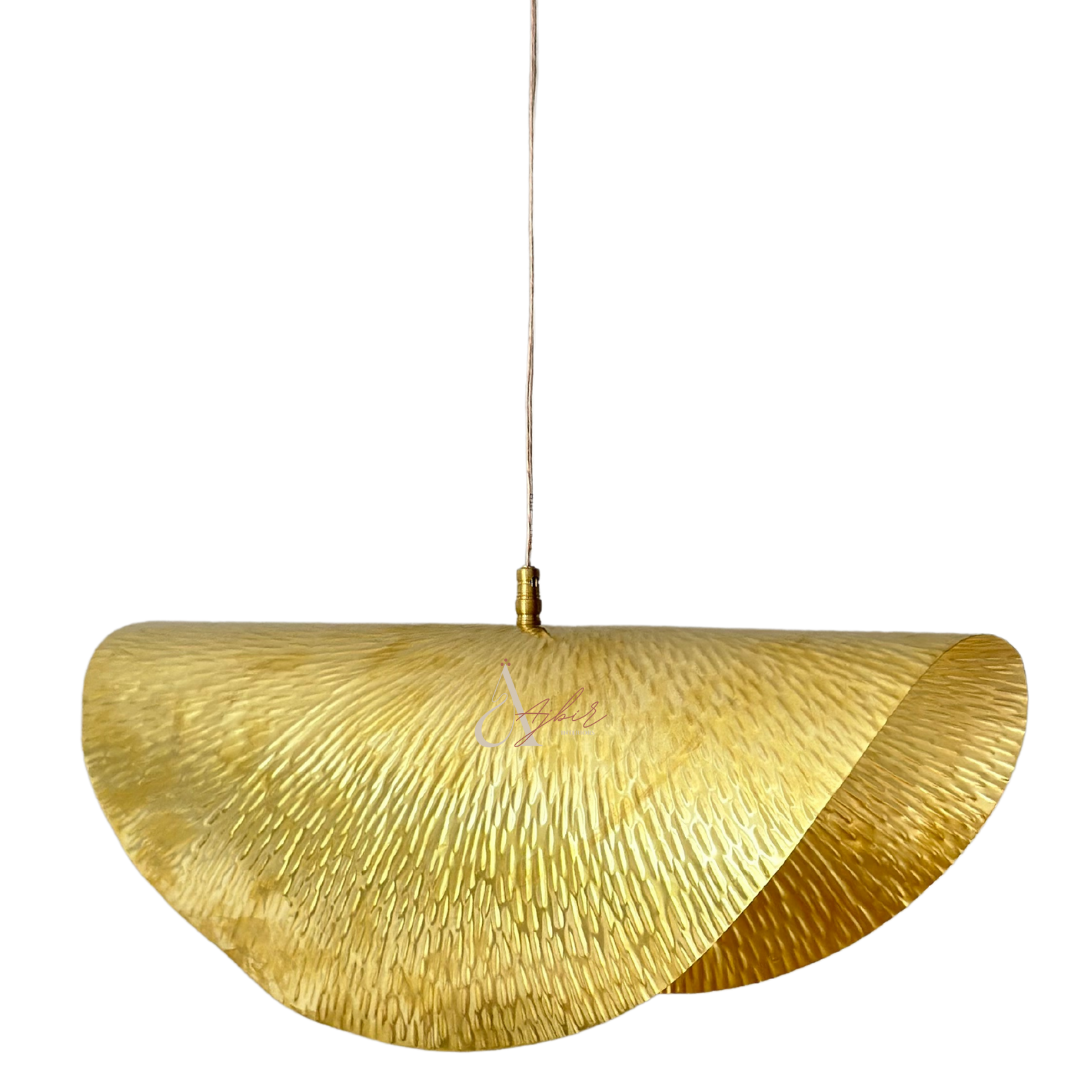 Suspension en laiton Ayour doré  80cm - Ajbir