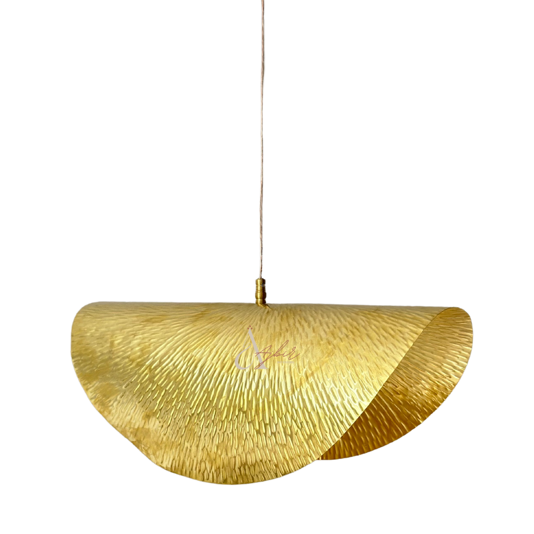 Suspension en laiton Ayour doré  80cm - Ajbir