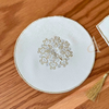 Duo porte-théière et sous-théière artisanal brodé Azrir