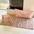 Tapis berbère Beni Ouarain rayé coloré100% laine de mouton - 162cm / 110cm