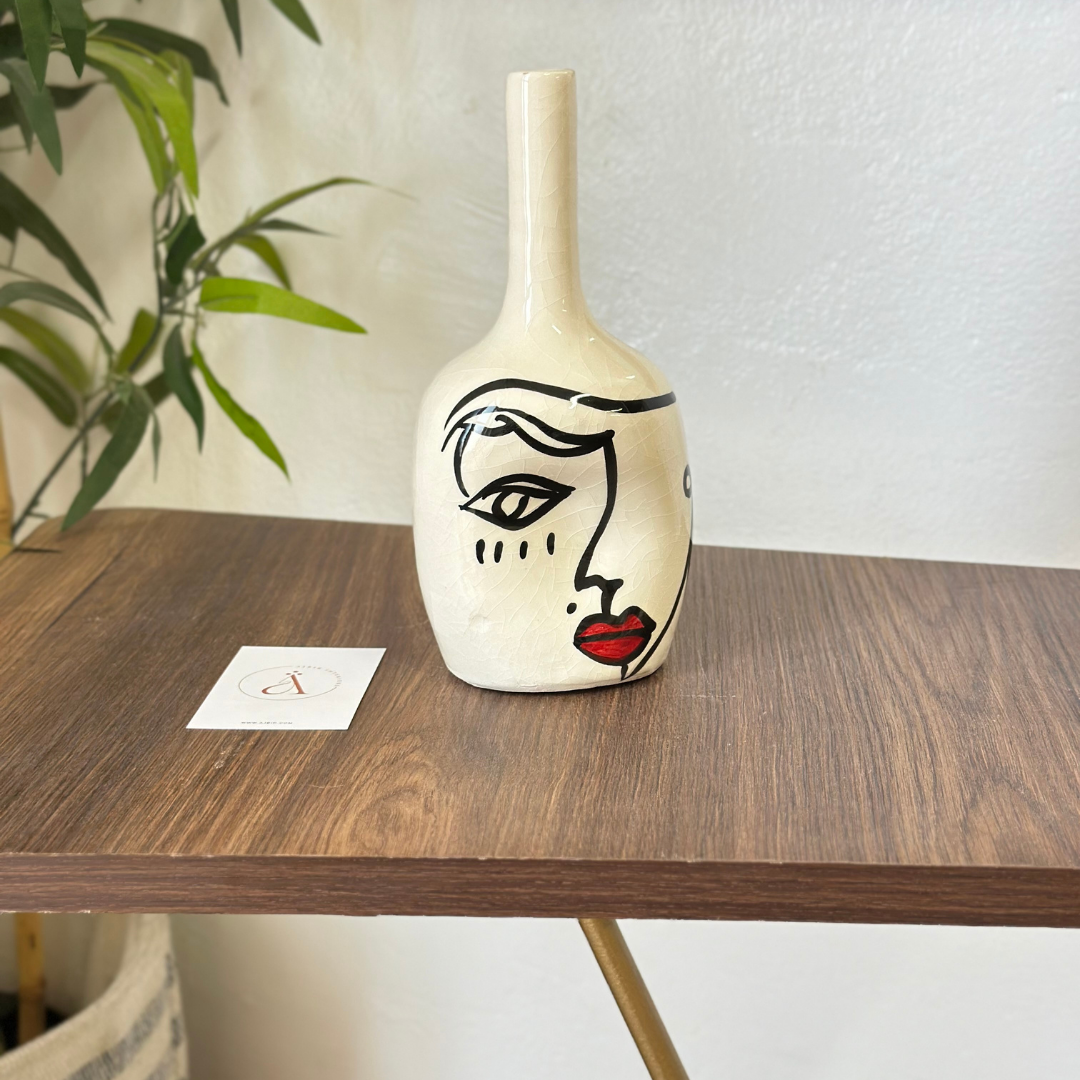 Vase artisanal Oudm rouge