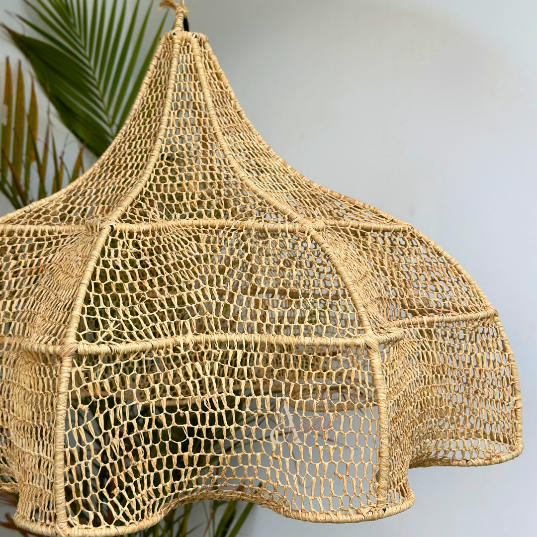 Suspension en raphia Ajdig grande - Ajbir