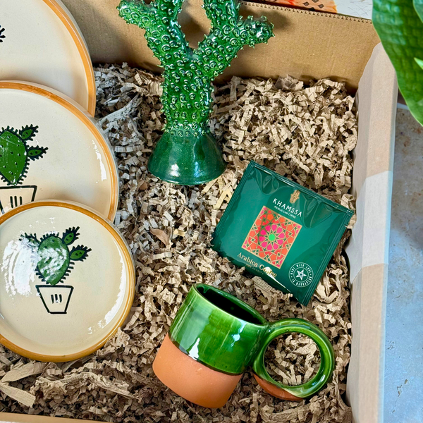 Coffret cadeau XL Artisanal Cactus Ayur vert