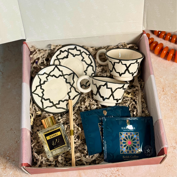 Coffret cadeau artisanal Zellige Beldi Coffee